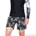 HUGE SPORTS Summer Swimming Shorts Beach Pocket Quick Dry Men's Board Shorts Black Leaf B07CGJ63GQ